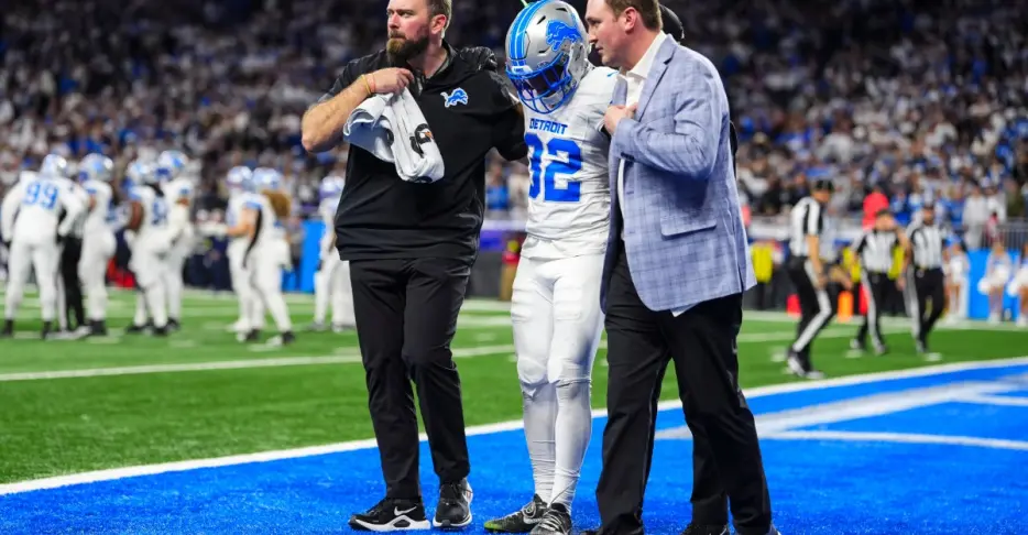 First looks at rehab for Lions safety Brian Branch’s Achilles injury