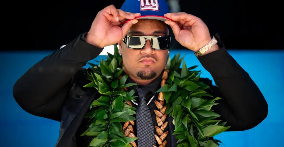 NY Giants guard Sisi Mauigoa ‘Can’t wait to move people’