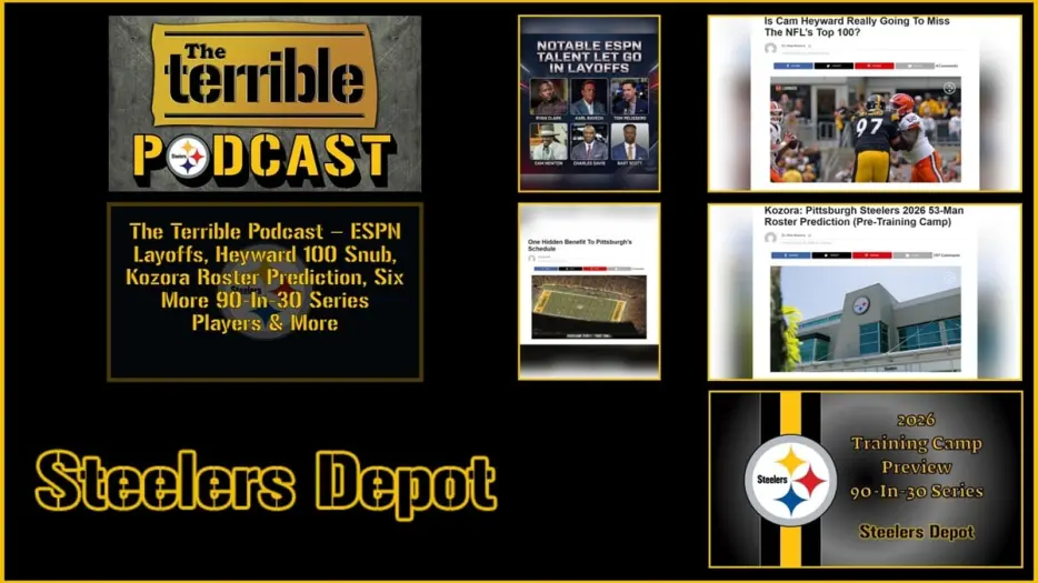 The Terrible Podcast – ESPN Layoffs, Heyward 100 Snub, Kozora Roster Prediction, Six More 90-In-30 Series Players &amp; More