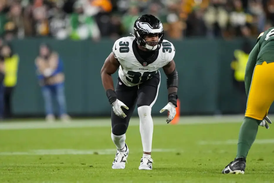 Jihaad Campbell Taking On Bigger Role; Eagles Bullish On Pass-Rushing Skills