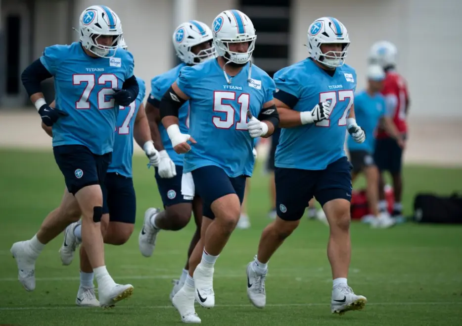 Titans Offensive Line Taking Shape