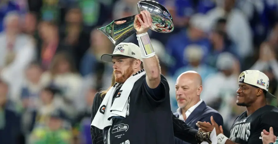 Seahawks quarterback Sam Darnold’s high school retires his number