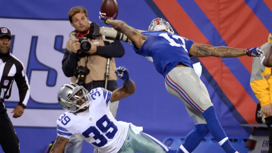 Odell Beckham Jr.’s first 1-handed catch back with Giants has fans divided