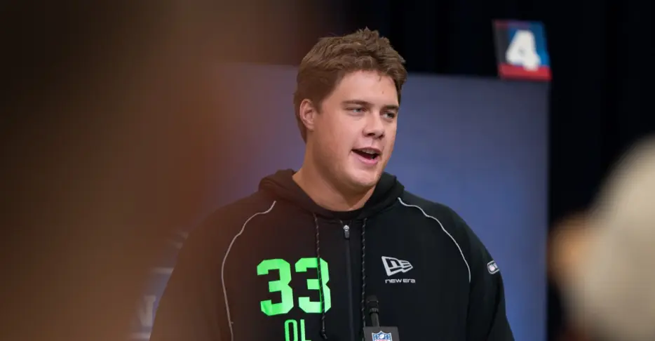 Patriots first-rounder Caleb Lomu explains viral NFL Draft dance video