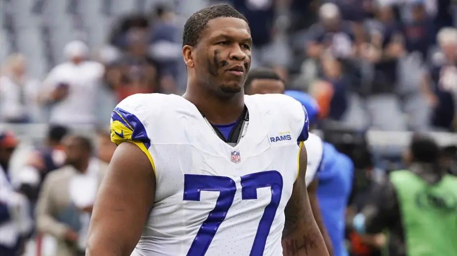 Rams’ Alaric Jackson arrested on suspicion of felony domestic violence