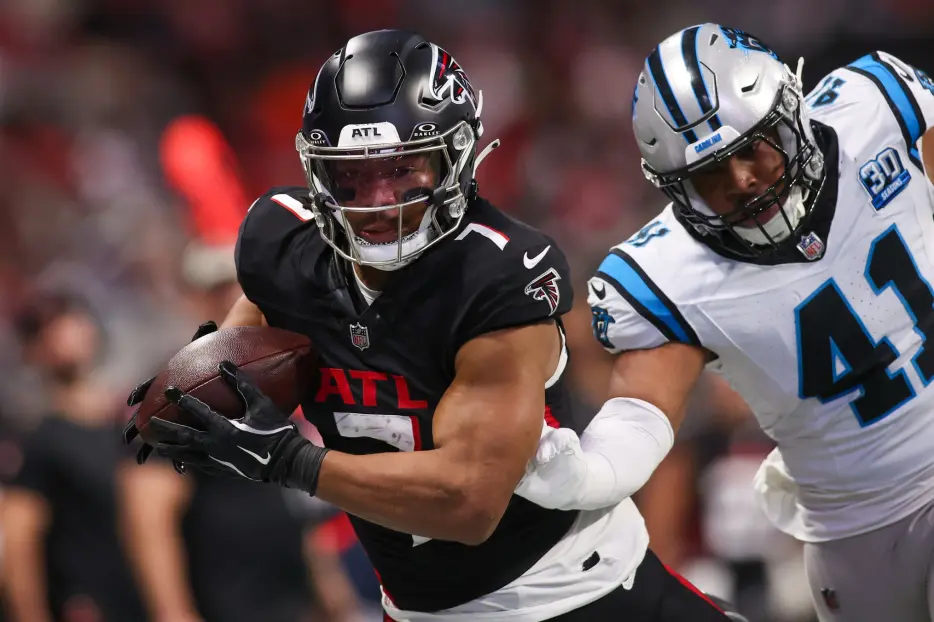 NFC Notes: Bijan Robinson, Jalen Coker, Buccaneers, Falcons, Panthers
