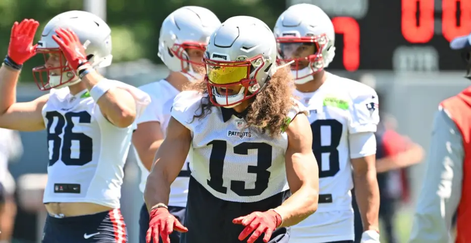 Mack Hollins embracing fierce competition in Patriots’ wide receiver room