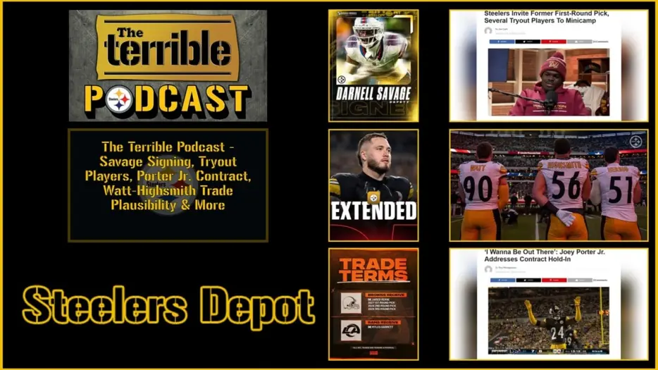 The Terrible Podcast – Savage Signing, Tryout Players, Porter Jr. Contract, Watt-Highsmith Trade Plausibility &amp; More