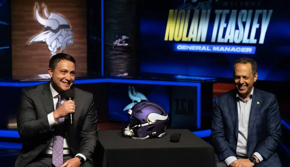 Vikings Introduce Former Seahawks Executive Nolan Teasley As New General Manager