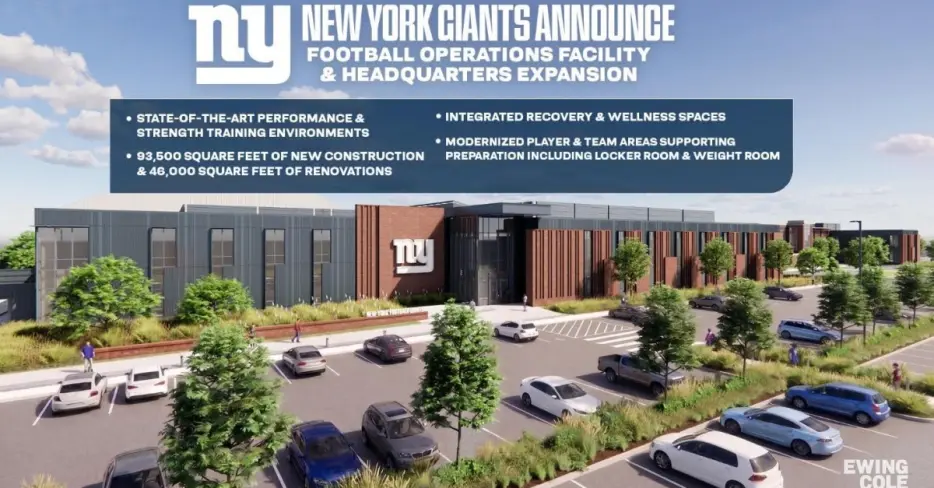 Massive renovation, expansion of NY Giants’ headquarters underway