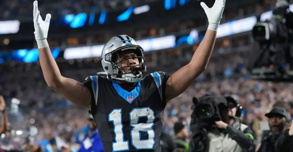 The Panthers have agreed to a 3 year extension with Jalen Coker