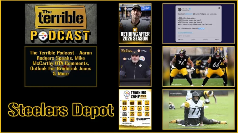 The Terrible Podcast – Aaron Rodgers Speaks, Mike McCarthy’s OTA Comments, Outlook For Broderick Jones &amp; More