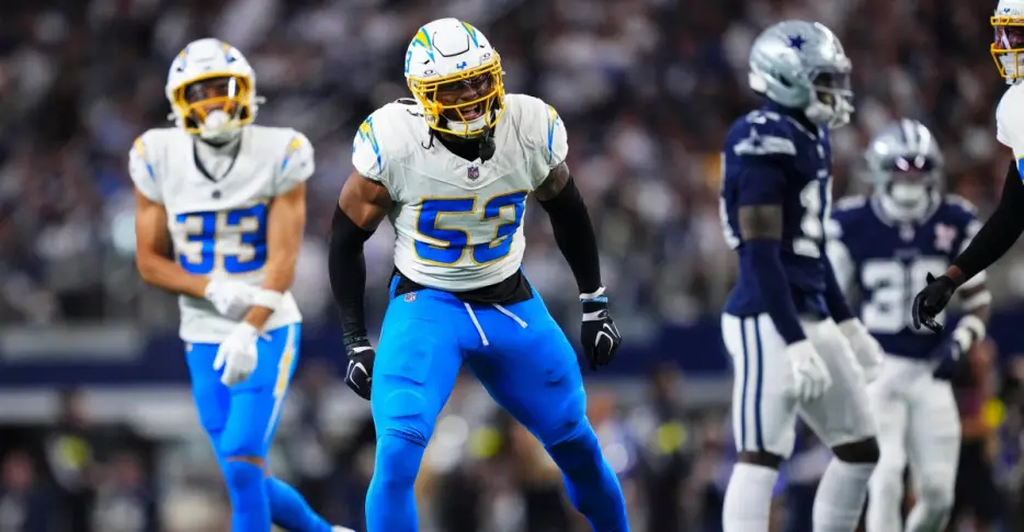 Los Angeles Chargers Roster: Del’Shawn Phillips, LB, scheme fit, 2026 outlook
