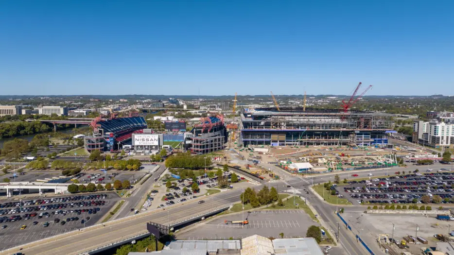 Titans say stadium remains on schedule to open in spring of 2027
