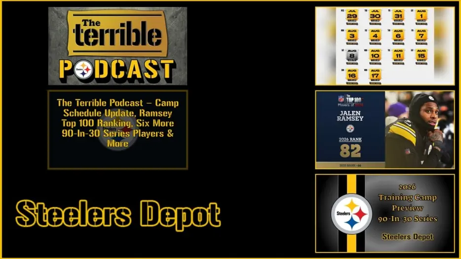 The Terrible Podcast – Camp Schedule Update, Ramsey Top-100 Ranking, Six More 90-In-30 Series Players &amp; More
