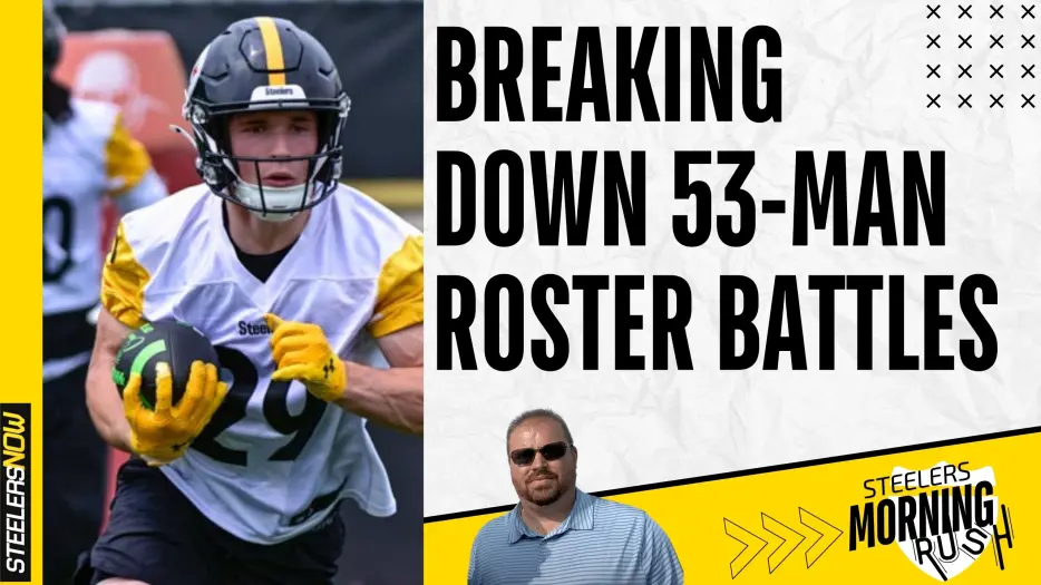 Breaking Down 53-Man Roster Battles | Steelers Morning Rush