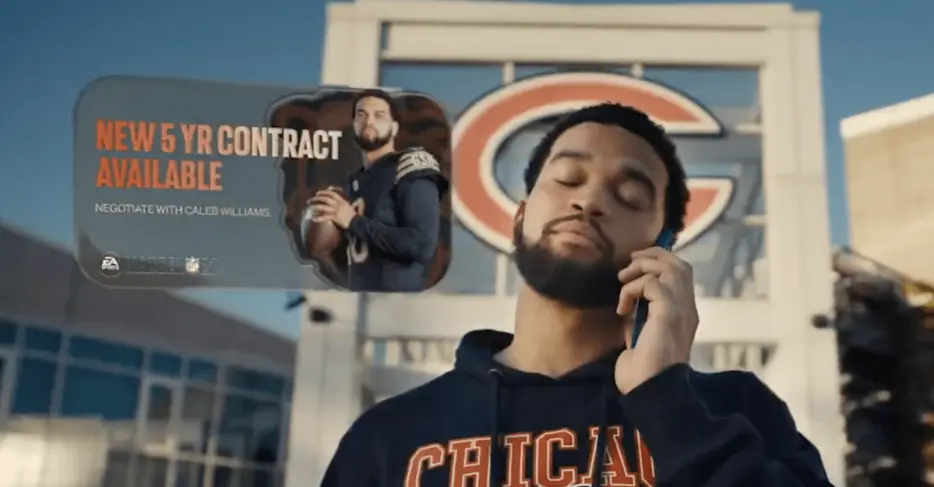 Check out the Madden NFL 27 trailer featuring Caleb Williams and a new Bears GM