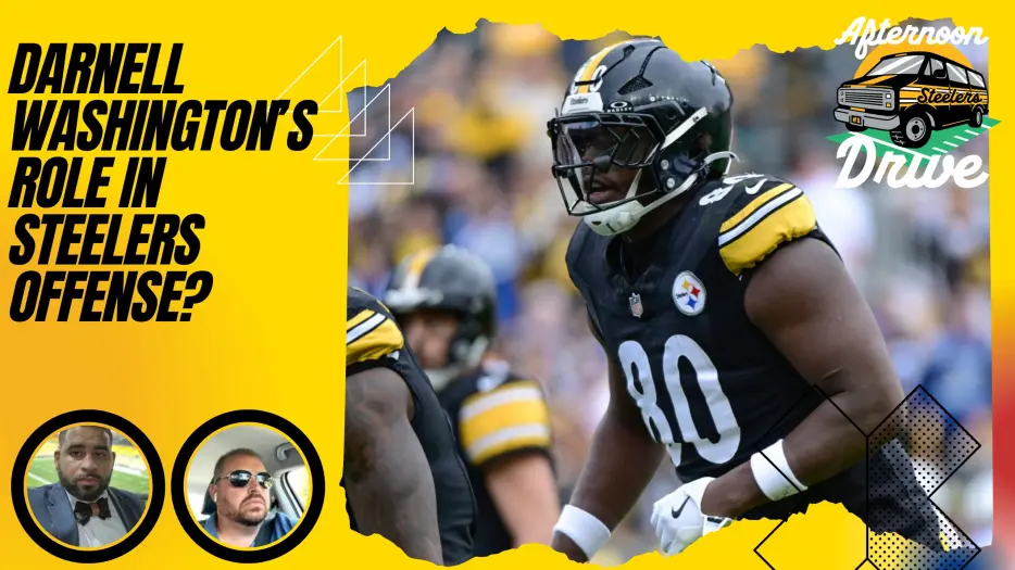 Steelers Afternoon Drive: Darnell Washington’s Role in Offense?