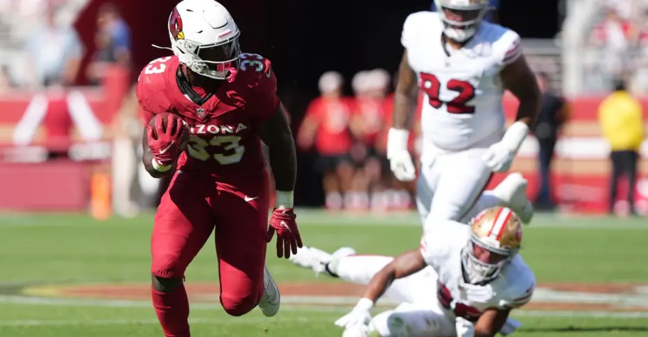 Did Cardinals RB Trey Benson have an injury setback?