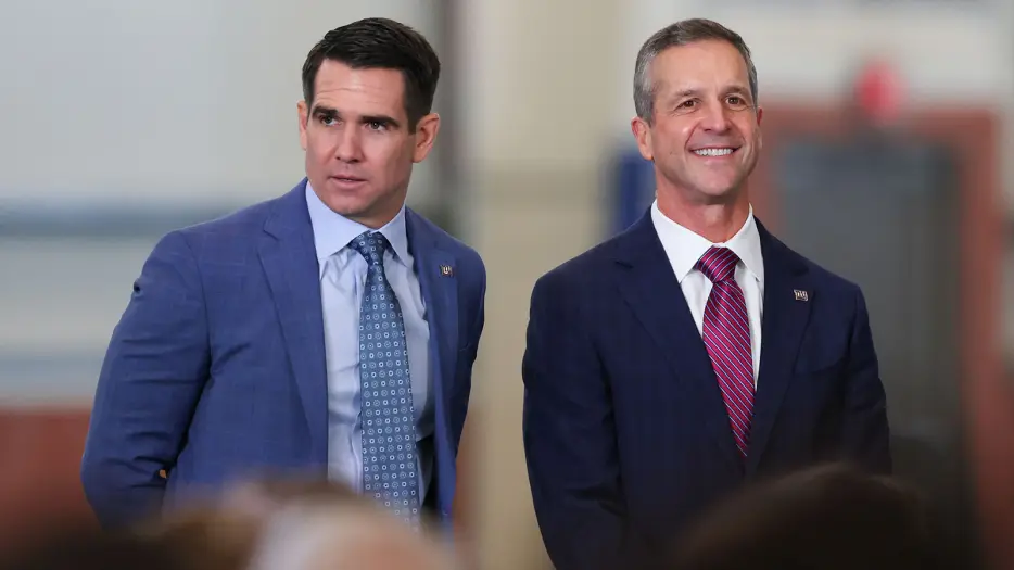 John Harbaugh a good company man with reaction to Giants’ controversial Joe Schoen extension