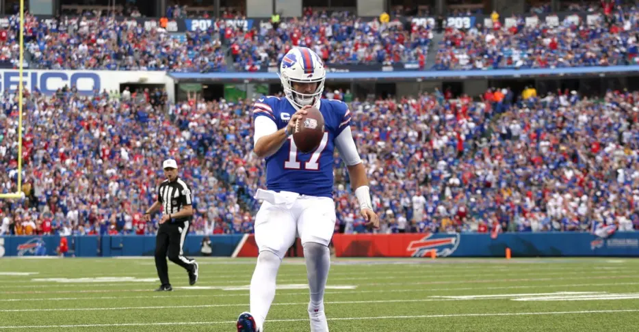 Calculating what Josh Allen will need to do to become NFL’s all-time rushing touchdowns leader
