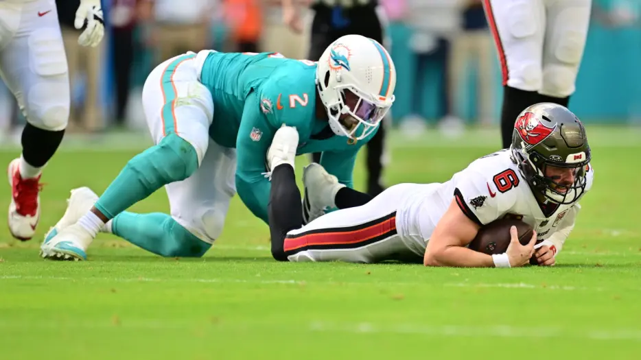 Baker Mayfield pushes back on talk that he needs to do more to protect himself from hits