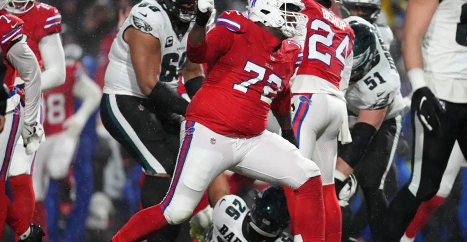 Buffalo Bills DL Phidarian Mathis poised for emergence under Jim Leonhard