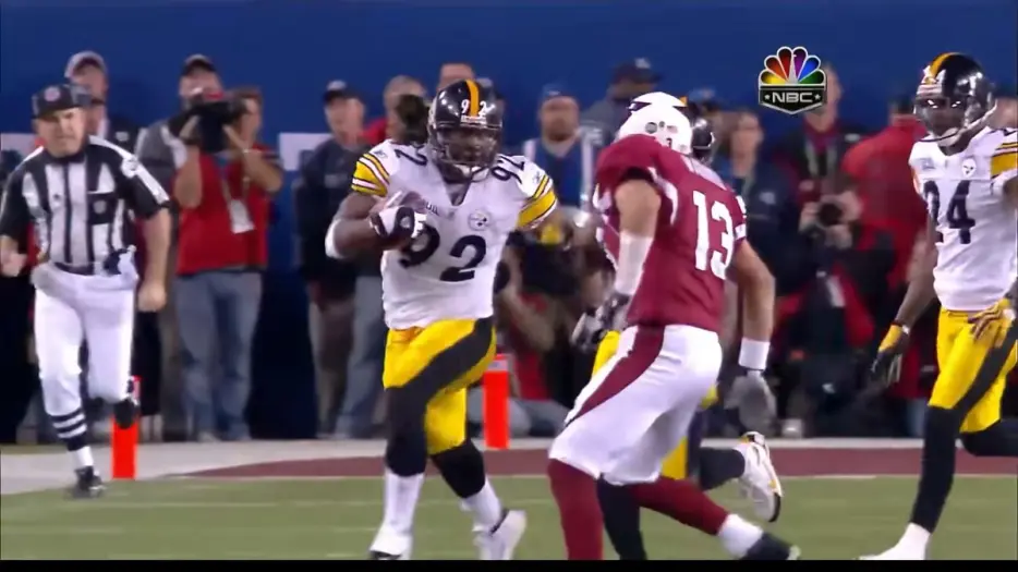 Larry Fitzgerald Says He ‘Definitely’ Would’ve Tackled James Harrison In Super Bowl If Not For Arizona Teammate