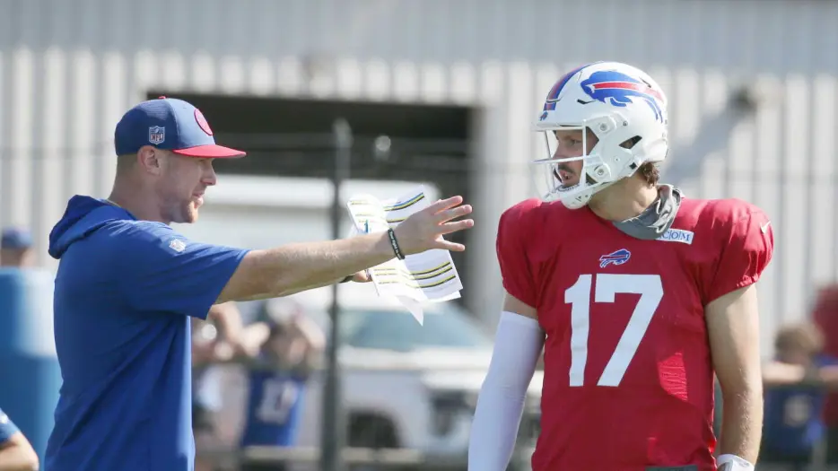 Josh Allen "good to go" in offseason workouts