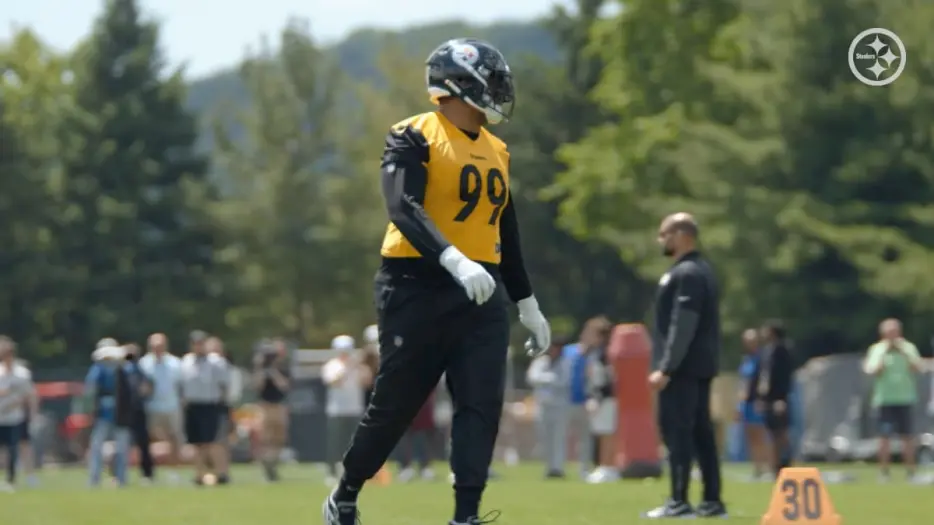 Steelers Must Know If Derrick Harmon Is The Future Cam Heyward By End Of This Season