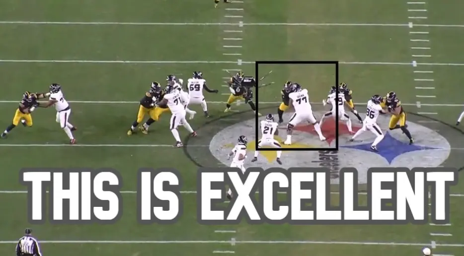 Watch: Derrick Harmon Already Displaying Excellent Run Defense